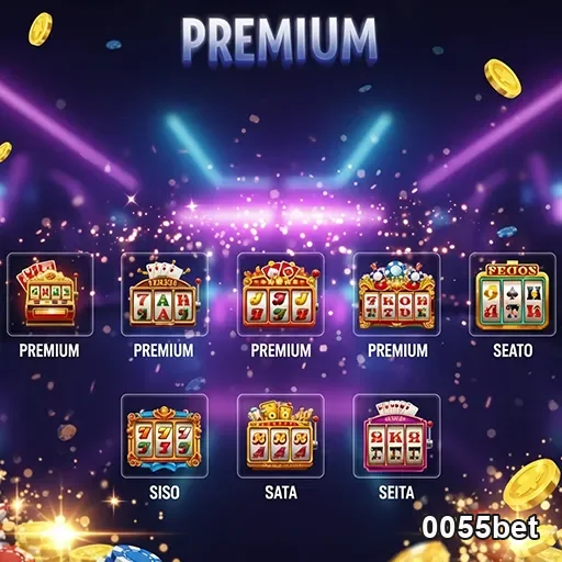 Imagem relacionada a jogos de cassino no site 0055bet, destacando opções variadas de entretenimento digital.